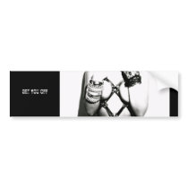 PhotoText Sticker Bumper Sticker