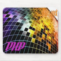 PHP- Purple Orange Sunset wave Mousemat