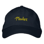 Phuket island in Thailand – famous tourist destina embroidered hats
