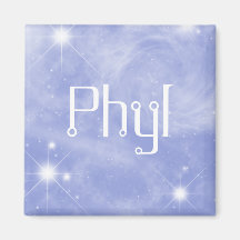 Phyl Starry Magnet by 369MyName