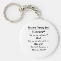 Physical Therapy Buzz Keychain