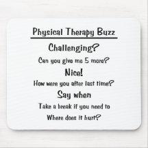 Physical Therapy Buzz Mousepad