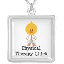 Physical Therapy Chick Necklace