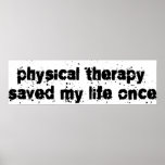 Physical Therapy Saved My Life Once Print