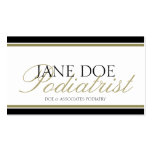 Physician Doctor MD Gold Script Business Card Templates