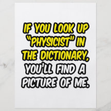 Physicist In Dictionary...My Picture Flyers