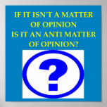 physics anti matter joke posters