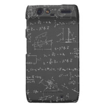 Physics diagrams and formulas droid RAZR case
