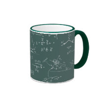 Physics diagrams and formulas mug