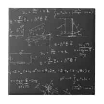 Physics diagrams and formulas tile