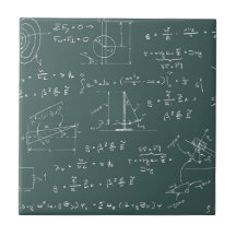 Physics diagrams and formulas tile