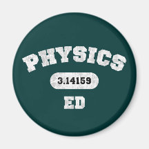 Physics Ed Refrigerator Magnet
