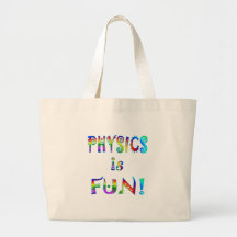 Physics is Fun Canvas Bags