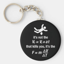 physics - it's the sudden deceleration that kills keychain