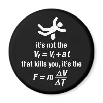 physics - it's the sudden deceleration that kills