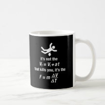 physics - it's the sudden deceleration that kills coffee mugs