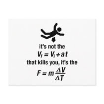 physics - it's the sudden deceleration that kills