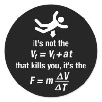 physics - it's the sudden deceleration that kills