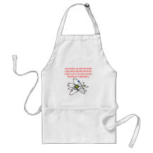 physics joke apron