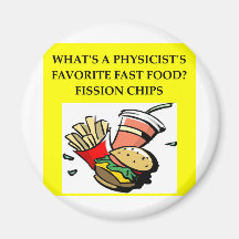 PHYSICS REFRIGERATOR MAGNETS