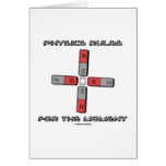 Physics Rules For The Moment (Magnetic Quadrupole) Greeting Cards
