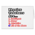 Physics Teacher Quiz...Joke cards
