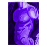 Physique Series Greetings Purple Card