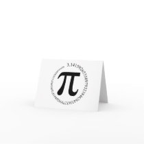 Pi (π) Day Card