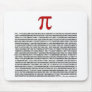 Pi = 3.141592653589 etc etc... whatever! mouse pad