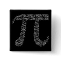 "Pi" Button Black