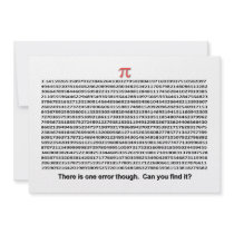 Pi Day Personalized Invitation