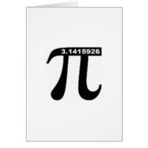 Pi Day SALE ~ March 14th Madness Greeting Cards