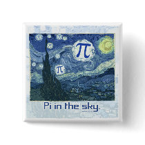 Pi in the Sky Gift Ideas Pinback Button