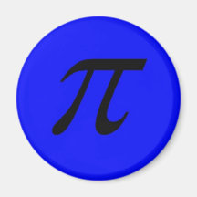 Pi Magnet Blue