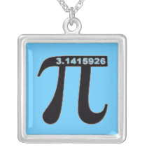 Pi Necklace (Blue)