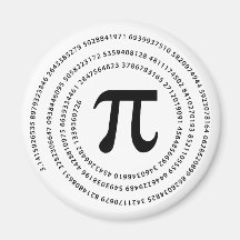 Pi Number Design Fridge Magnets