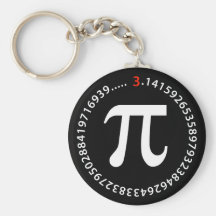 Pi Number Design Key Chain