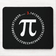 Pi Number Design Mouse Mats