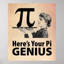 Pi Number Humour Posters