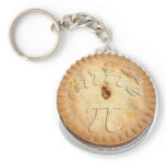 PI PIE CRUST! Cutie Pie - Celebrate Pi Day! π keychains