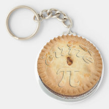 PI PIE CRUST! Cutie Pie - Celebrate Pi Day! π Key Chains