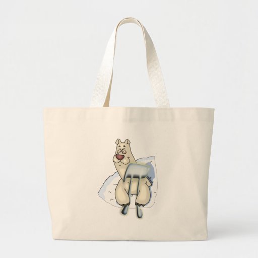 PI POLAR BEAR - HUMOR CANVAS BAG