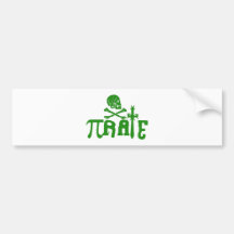 Pi - rate bumper stickers