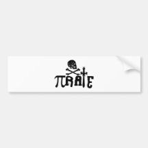 Pi - rate bumper stickers