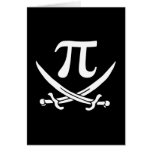 pi-rate pi symbol jolly roger cards