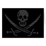 pi-rate (pirate symbol made of digits of pi) cards