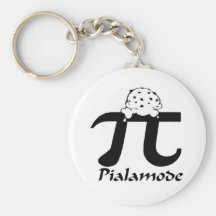Pi Symbol Novelty Keychain