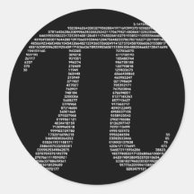 Pi Symbol Sticker