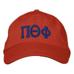Pi Theta Phi Adjustable Embroidered Hat