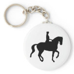 Piaffe Dressage Horse and Rider (black)